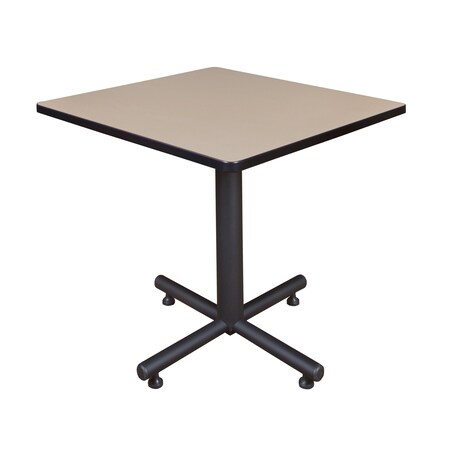 Kobe Square Breakroom Table, 30" W, 29" H, Beige TKB3030BE